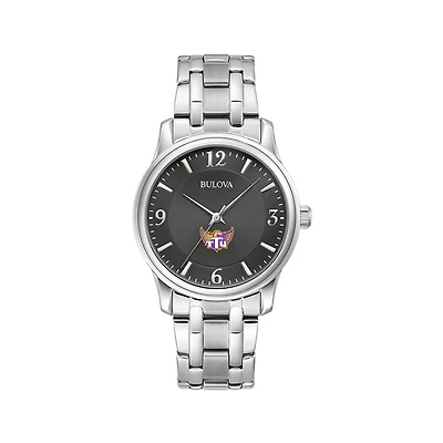 Bulova Black Tennessee Tech Golden Eagles Stainless Steel Corporate Collection Watch