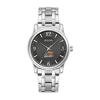 Bulova Black Bucknell Bison Stainless Steel Corporate Collection Watch