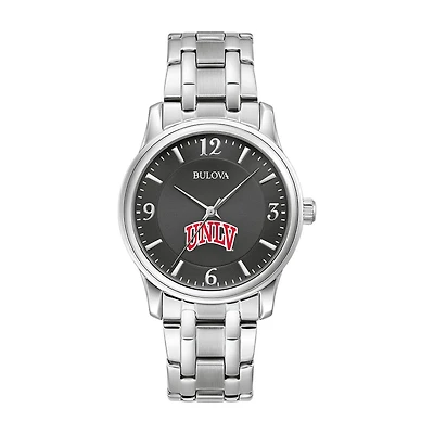 Bulova Black UNLV Rebels Stainless Steel Corporate Collection Watch
