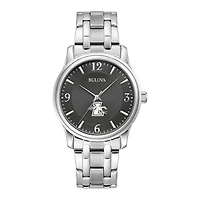 Bulova Black Loyola Greyhounds Stainless Steel Corporate Collection Watch