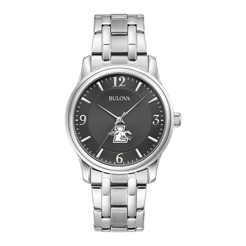 Bulova Black Loyola Greyhounds Stainless Steel Corporate Collection Watch