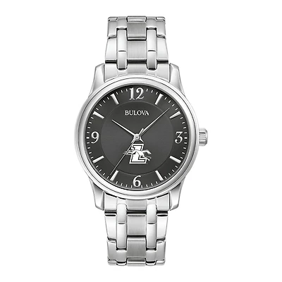 Bulova Black Loyola Greyhounds Stainless Steel Corporate Collection Watch