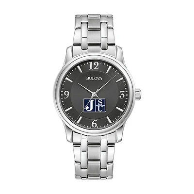Bulova Black Jackson State Tigers Stainless Steel Sport Classic Watch