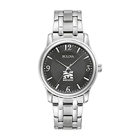 Bulova Black Morehouse Maroon Tigers Stainless Steel Corporate Collection Watch