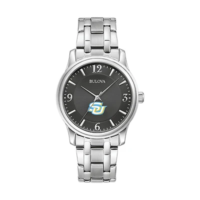 Bulova Black Southern University Jaguars Stainless Steel Corporate Collection Watch