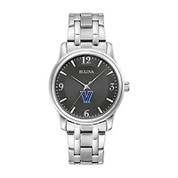 Bulova Black Villanova Wildcats Stainless Steel Corporate Collection Watch