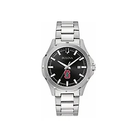 Bulova Black Stanford Cardinal Stainless Steel Sport Classic Watch