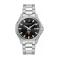 Bulova Black Marshall Thundering Herd Stainless Steel Sport Classic Watch