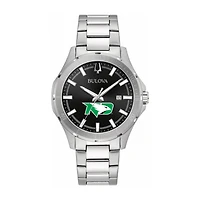 Bulova Black North Dakota Stainless Steel Sport Classic Watch