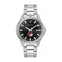 Bulova Black Winston-Salem State Rams Stainless Steel Sport Classic Watch