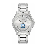 Bulova Silver Citadel Bulldogs Stainless Steel Classic Sport Watch