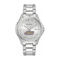 Bulova Silver James Madison Dukes Stainless Steel Classic Sport Watch