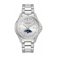Bulova Silver Nevada Wolf Pack Stainless Steel Classic Sport Watch