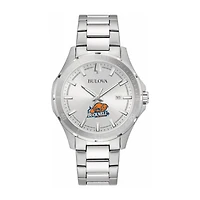 Bulova Silver Bucknell Bison Stainless Steel Classic Sport Watch