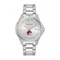 Bulova Silver Winston-Salem State Rams Stainless Steel Classic Sport Watch