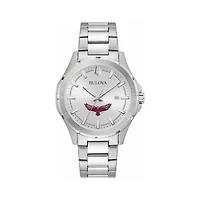 Bulova Silver Maryland Eastern Shore Hawks Stainless Steel Classic Sport Watch