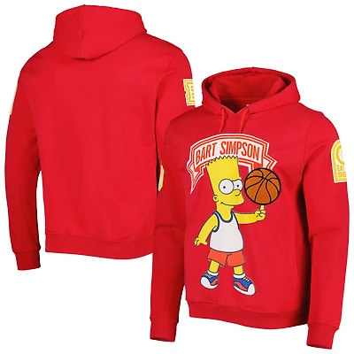 Unisex Freeze Max Red The Simpsons Bad Boy Bart Pullover Hoodie