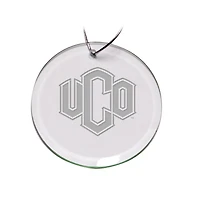 Central Oklahoma Bronchos Team Logo 3'' Round Glass Ornament