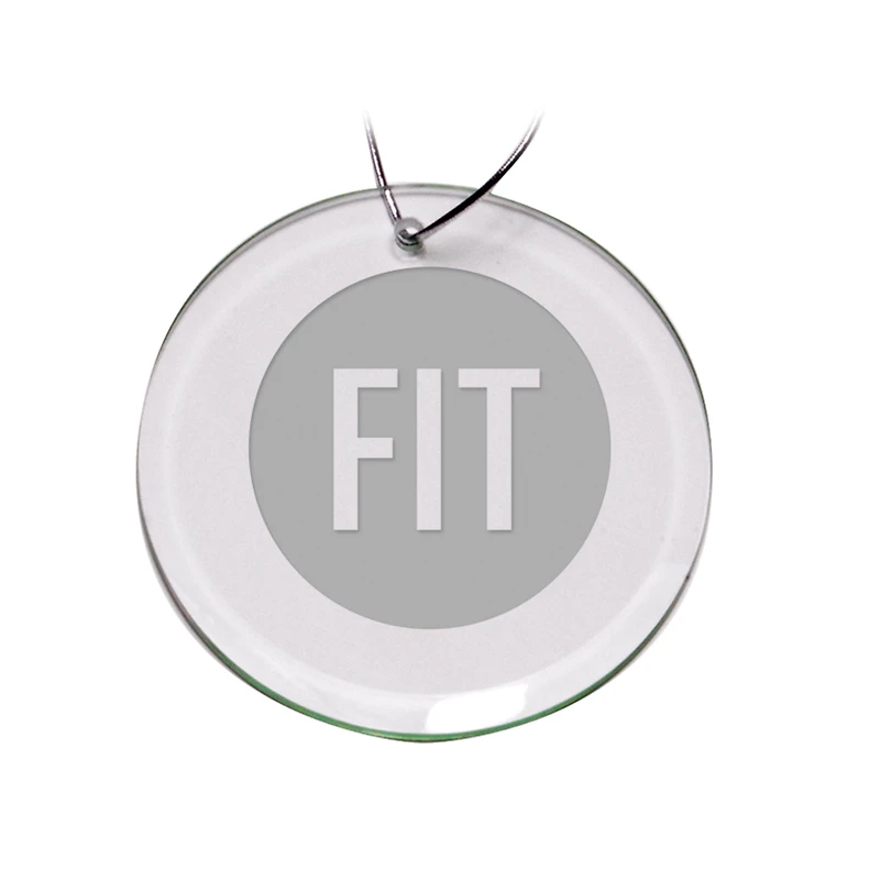 SUNY Fashion Institute of Technology Tigers Team Logo 3'' Round Glass Ornament