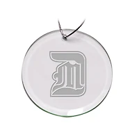 Detroit Mercy Titans Primary Logo 3'' Round Glass Ornament