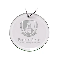 Buffalo State Bengals Team Logo 3'' Round Glass Ornament