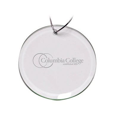 Columbia College of Missouri Cougars Team Logo 3'' Round Glass Ornament