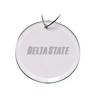 Delta State Statesmen Team Logo 3'' Round Glass Ornament