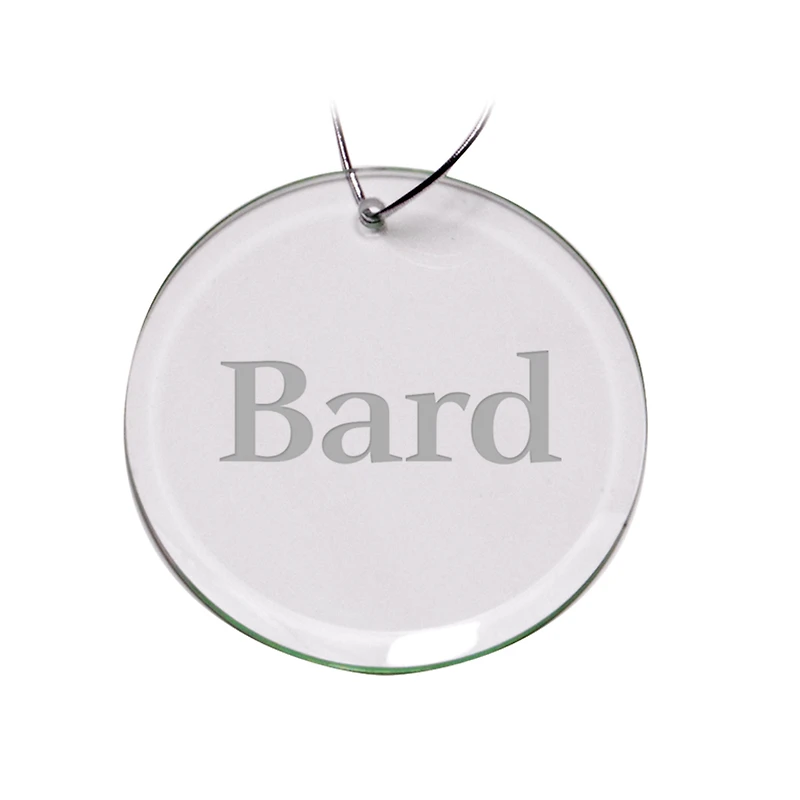 Bard College Raptors Primary Logo 3'' Round Glass Ornament