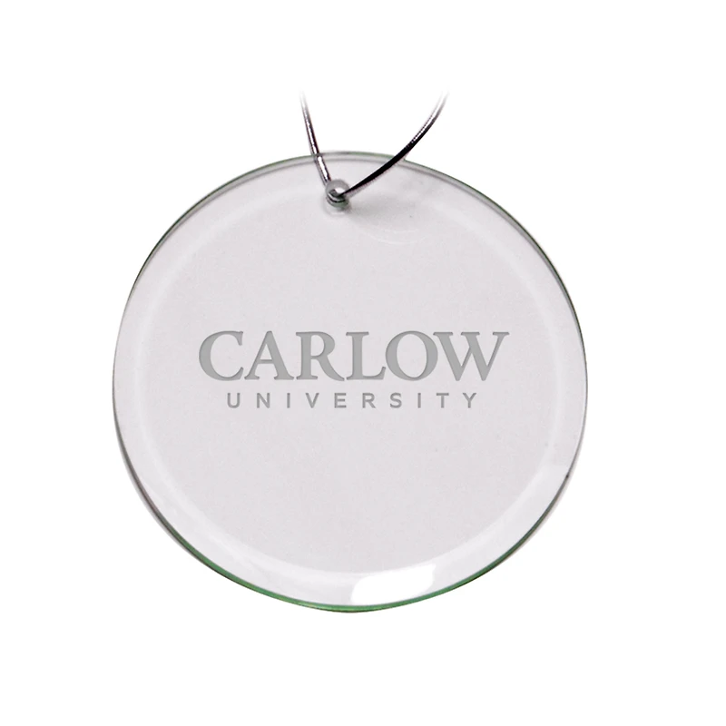Carlow University Celtics Team Logo 3'' Round Glass Ornament