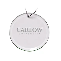Carlow University Celtics Team Logo 3'' Round Glass Ornament