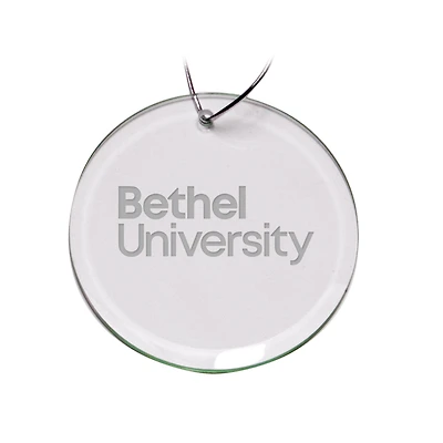 Bethel Wildcats Team Logo 3'' Round Glass Ornament