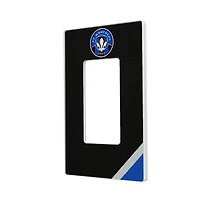 CF Montreal Diagonal Stripe Single Rocker Light Switch Plate