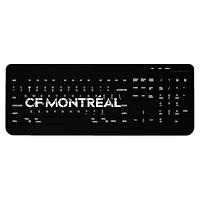 CF Montreal Stripe Design Wireless Keyboard