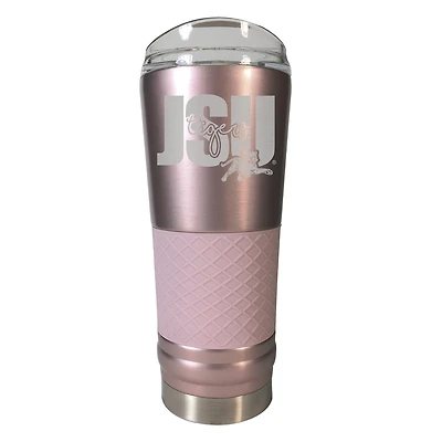 Rose Gold Jackson State Tigers 24oz. Wordmark Draft Tumbler