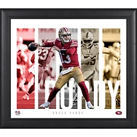 Brock Purdy San Francisco 49ers Framed 15" x 17" Player Panel Collage