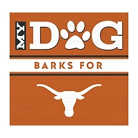 Imperial Texas Longhorns 10'' x 10'' Dog Barks Team Logo Wood Wall Art