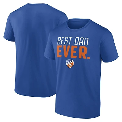 Men's Royal FC Cincinnati Best Dad Ever Father's Day T-Shirt