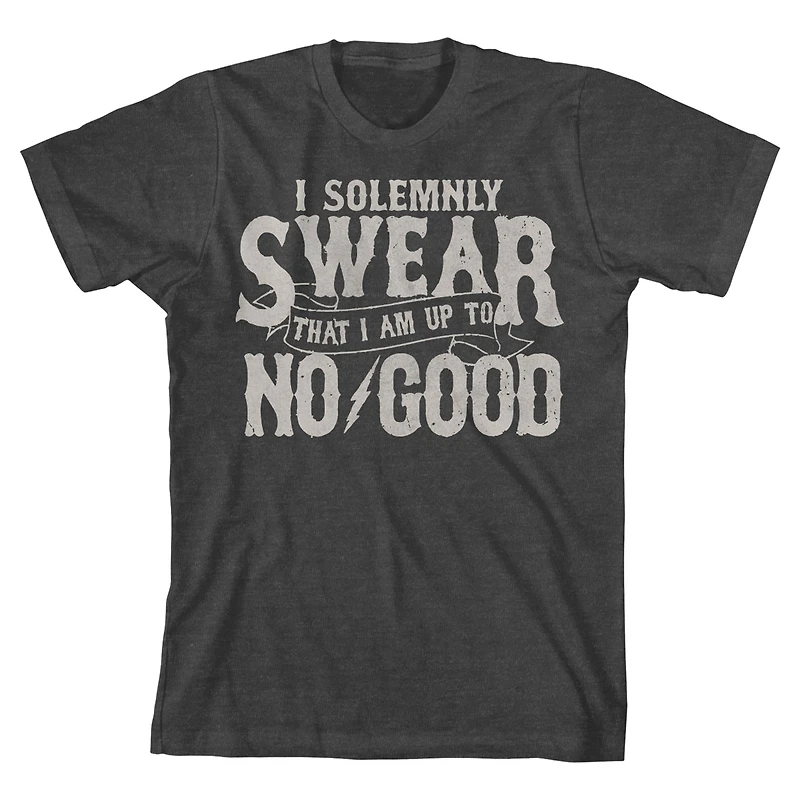 Youth Charcoal Harry Potter Up to No Good T-Shirt
