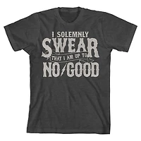 Youth Charcoal Harry Potter Up to No Good T-Shirt