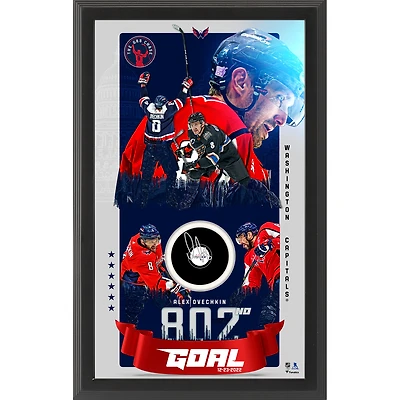 Alexander Ovechkin Washington Capitals Autographed Framed GR8 Chase Hockey Puck Shadowbox with Hockey Puck