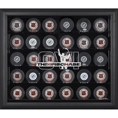 Alexander Ovechkin Washington Capitals Black Framed 30-Puck GR8 Chase Logo Display Case