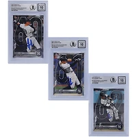 Aaron Judge New York Yankees Autographed 2022 Topps Now HR 606162 Set #9299751012 Beckett Fanatics Witnessed Authenticated 10 Card