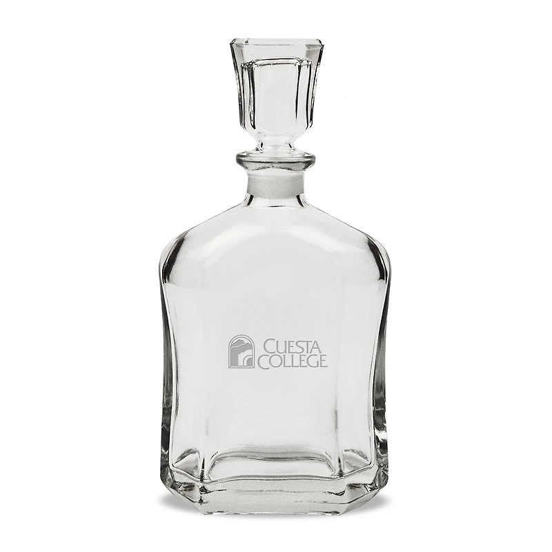 Cuesta College Cougars 23.75oz. Crystal Whisky Decanter