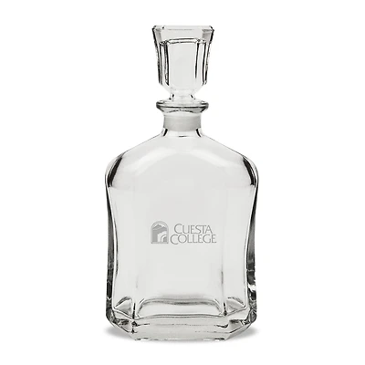 Cuesta College Cougars 23.75oz. Crystal Whisky Decanter