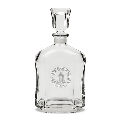 Arkansas Tech 23.75oz. Crystal Whisky Decanter