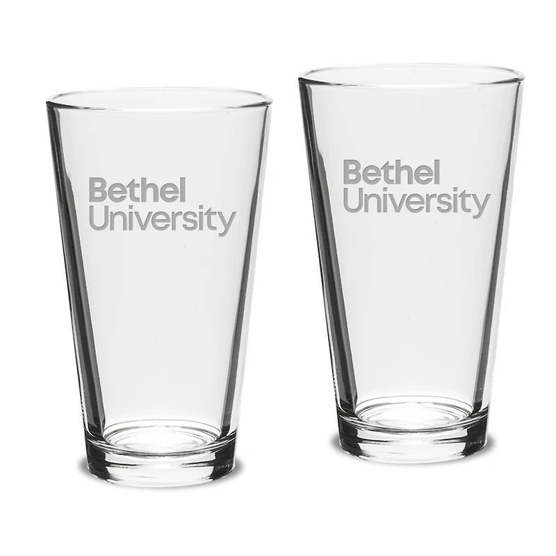 Bethel Wildcats 16oz. 2-Piece Classic Pub Glass Set
