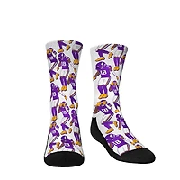 Youth Rock Em Socks Justin Jefferson Minnesota Vikings Player Celebration Crew Socks