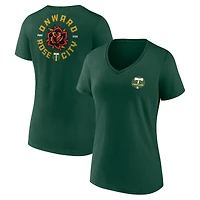 Women's Green Portland Timbers Team Hometown Collection V-Neck T-Shirt