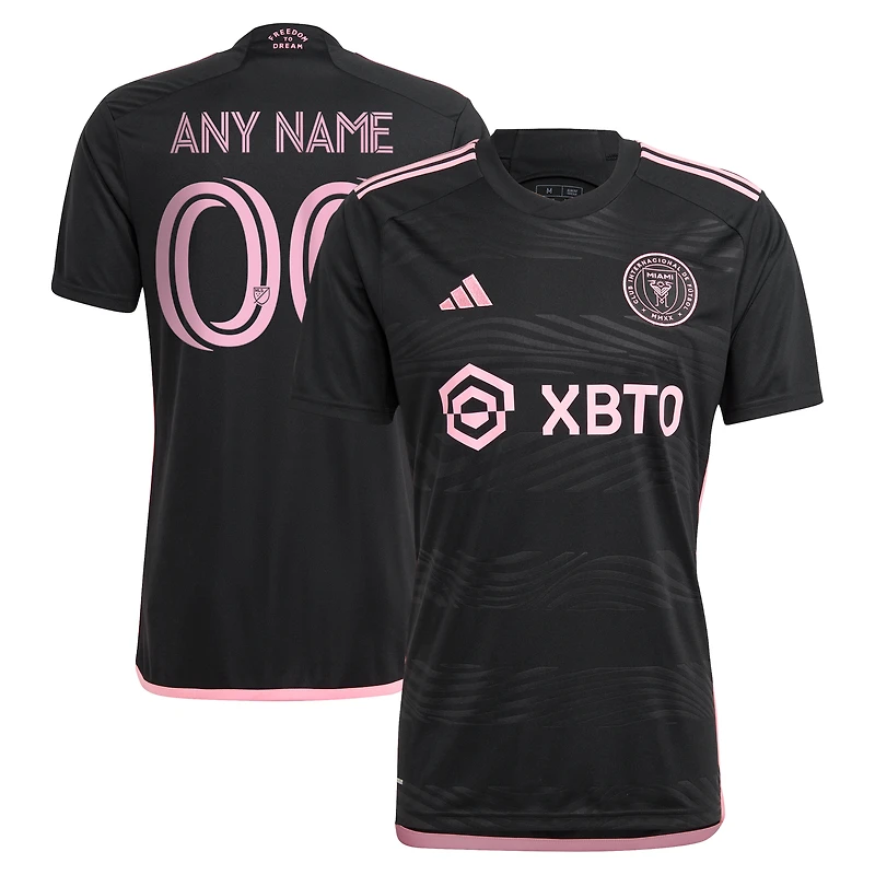 Men's adidas Black Inter Miami CF 2023 La Noche Replica Custom Jersey