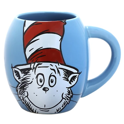 BIOWORLD Blue The Cat In The Hat 18oz. Coffee Mug
